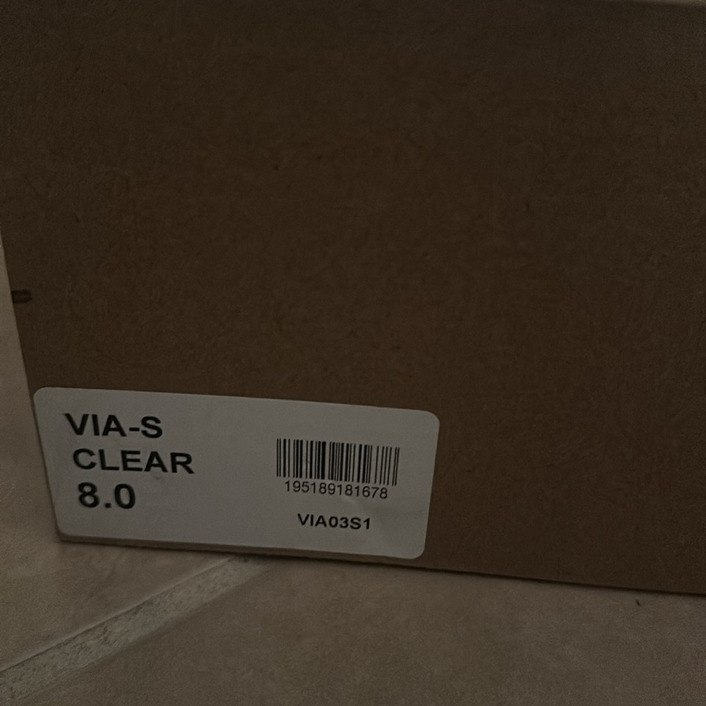 Steve Madden Via S Clear Pump Booies - Picture 4 of 4